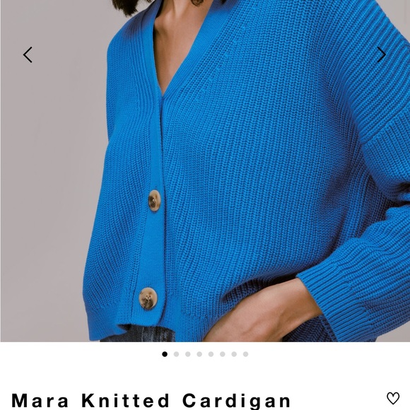 Whistles Mara knitted cardigan sweater size L - Picture 8 of 8